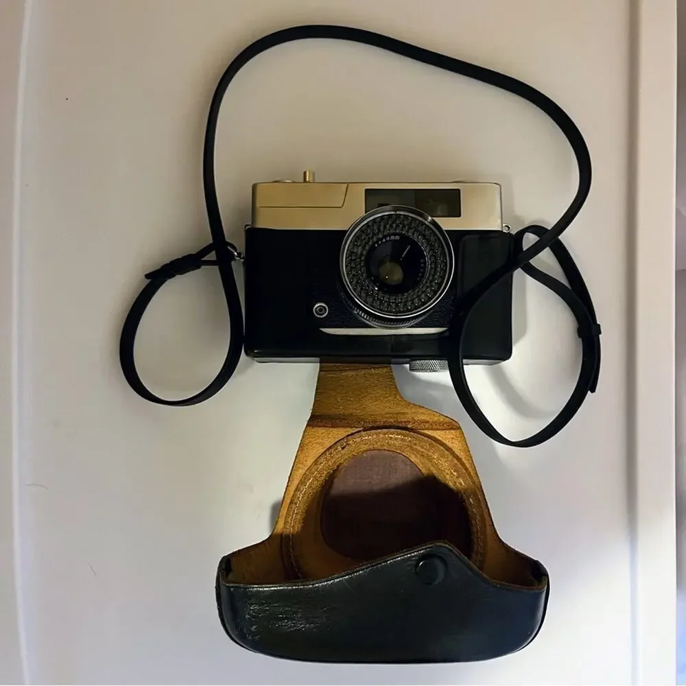 Retro Wards XP500 Camera Steampunk Cosplay Prop‎ Original Leather Case Untested